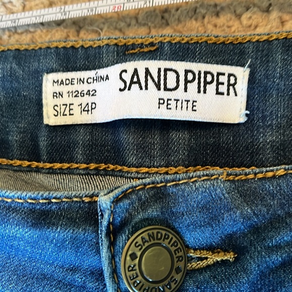 Sand Piper Petite size 14p stretch jeans - Picture 5 of 11